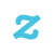 Zazzle (white, blue) Icon