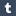 Tumblr (whiteonblue) Icon ultramini by linux-rules