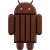 Android 4.4. Kitkat Icon