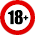 18 age restriction Icon mid