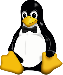 Tux with a tie Icon ultrabig