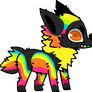 Puppy Highlighter Rainbow Adopt CLOSED