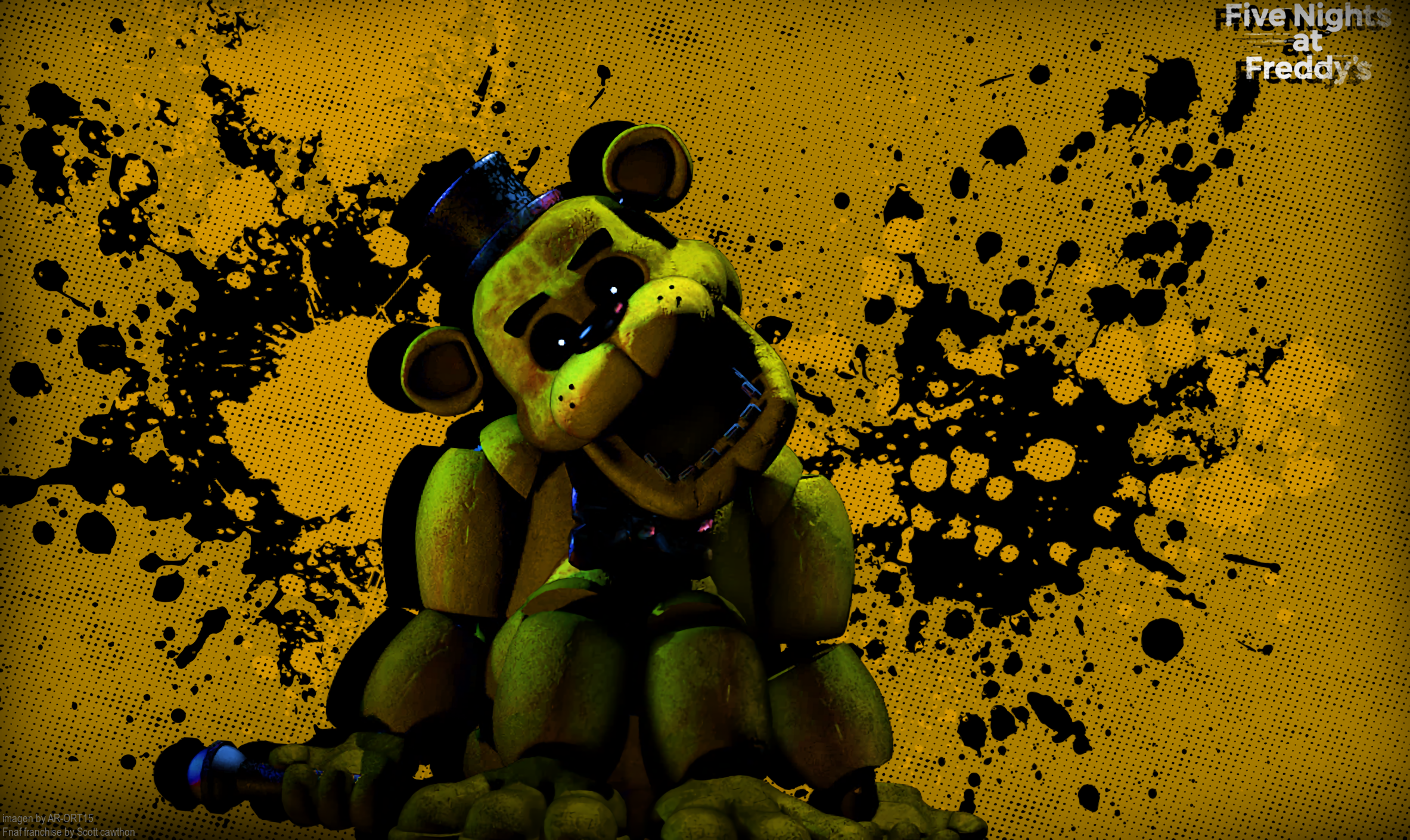 Golden freddy wallpaper... by AR-ort15 on DeviantArt Golden freddy wallpaper... by AR-ort15 on DeviantArt