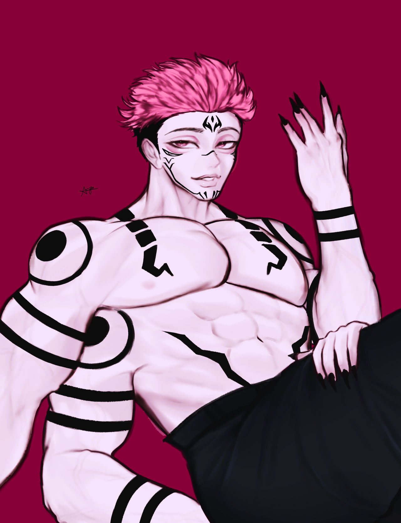 Sukuna (v2) by Malcolmx1 on DeviantArt