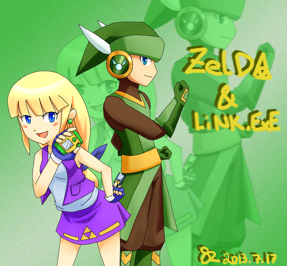 Link.exe Character Battle Network Style Zelda and Link EXE by ScarletReisen on DeviantArt