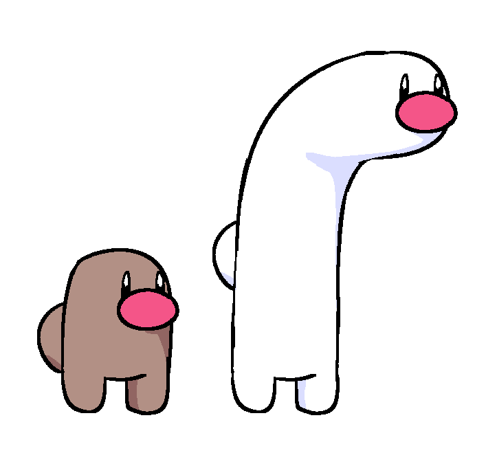 Diglett and Wiglett by FujiFilmPlus on DeviantArt