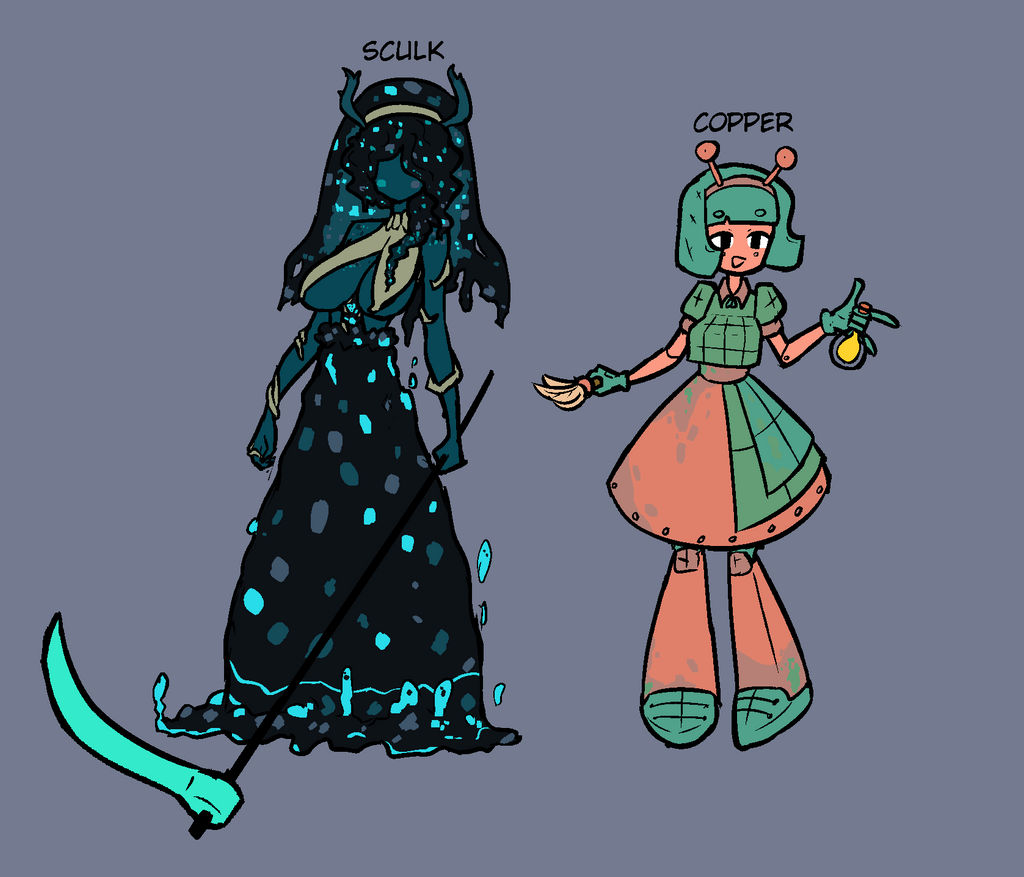 Minecraft Block Girls by FujiFilmPlus on DeviantArt