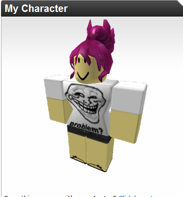 Troll face roblox t shirt