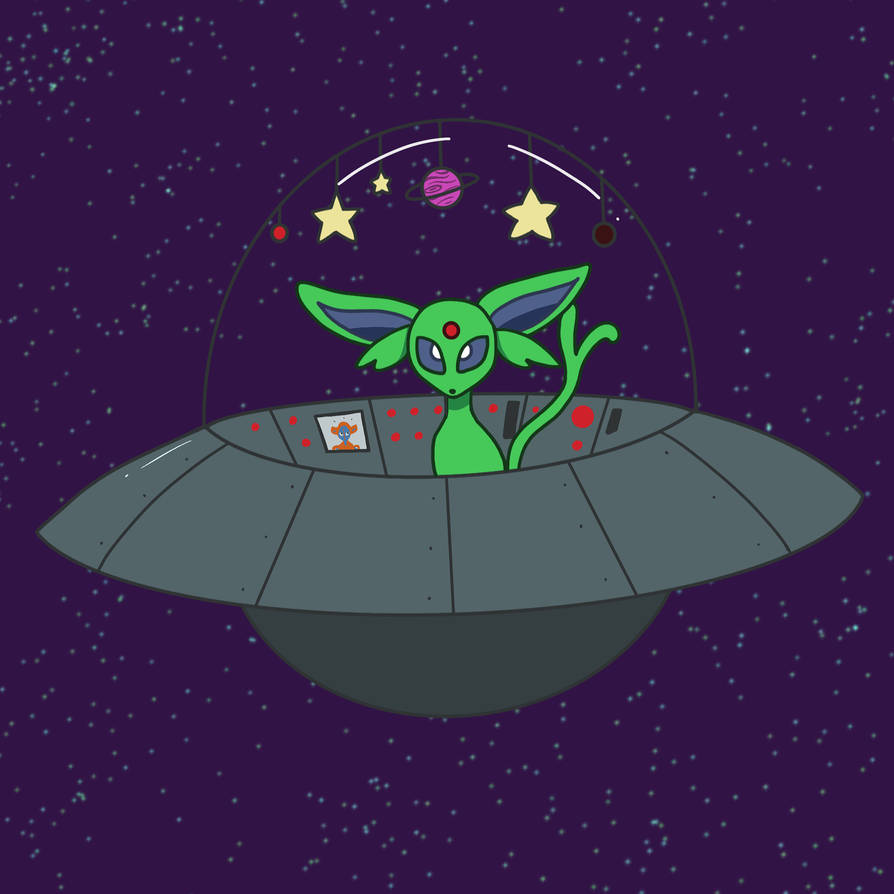 Espeon Alien :3 by wormiespieg on DeviantArt