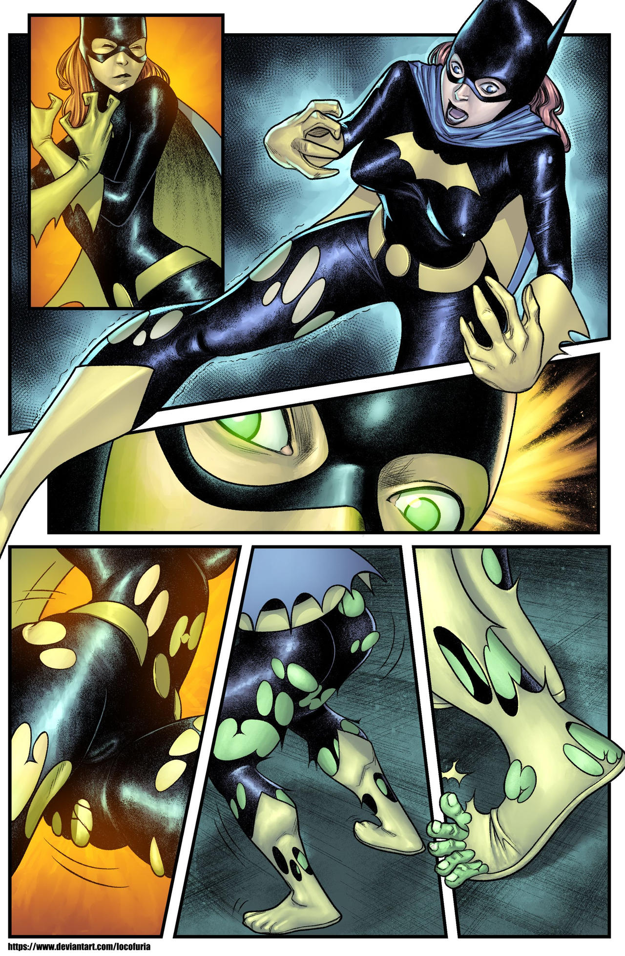 Batgirl She Hulk by locofuria on DeviantArt