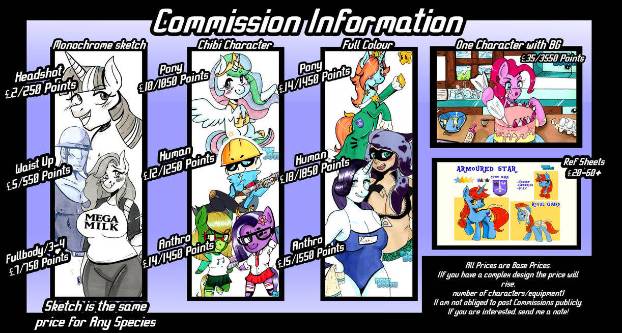Commission Information | Open by PoneBooth Commission Information | Open by PoneBooth