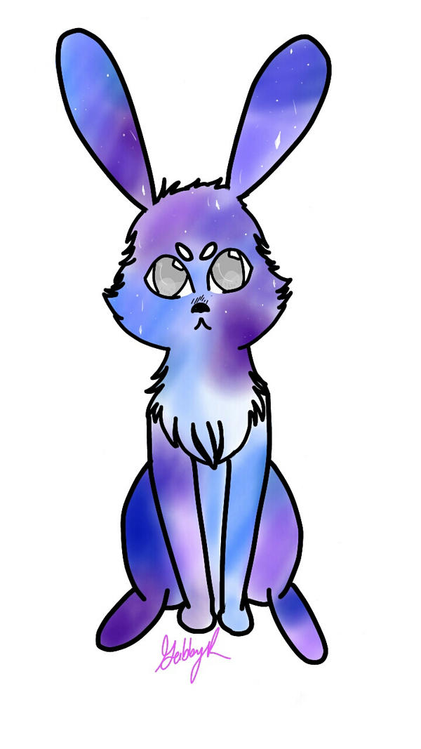 Galaxy Bunny by Emberqueen13 on DeviantArt