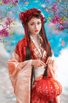 In the gardens of cherry blossoms by Irina-Ponochevnaya In the gardens of cherry blossoms by Irina-Ponochevnaya