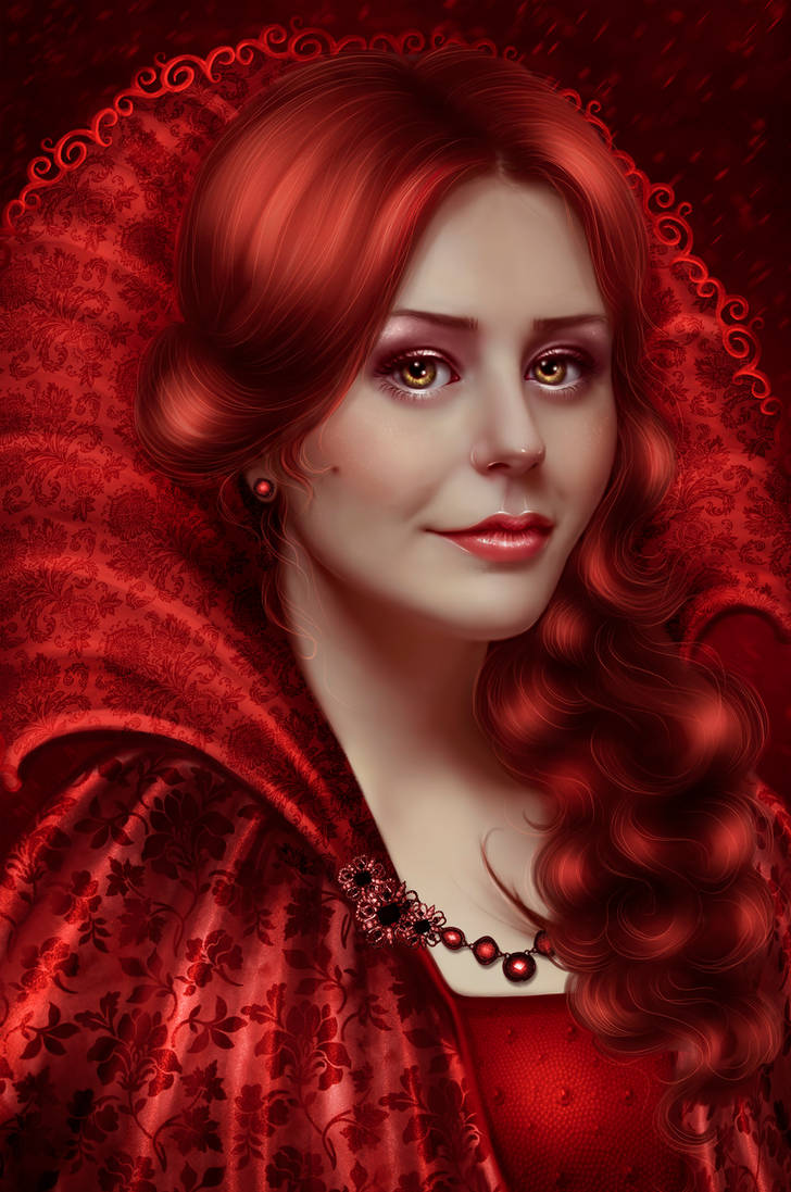 Lady in Red by Irina-Ponochevnaya