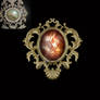 pendant with red stone
