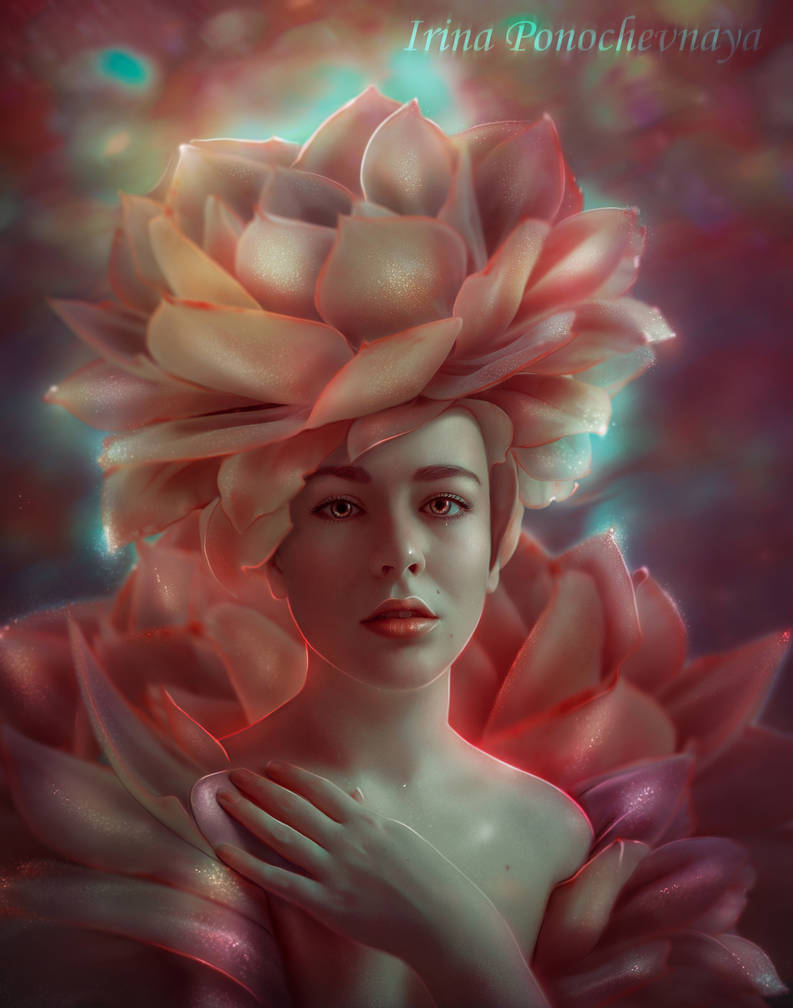 fragrant lotus flower by Irina-Ponochevnaya fragrant lotus flower by Irina-Ponochevnaya