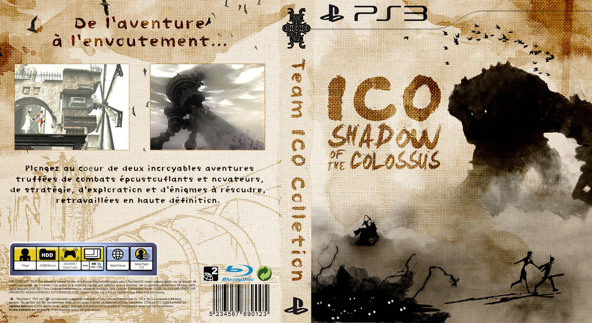 Ico & Shadow of the Colossus PS3 (PS3) - The Cover Project