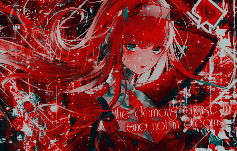 Zero Two | Gif by ashieditorial on DeviantArt Zero Two | Gif by ashieditorial on DeviantArt