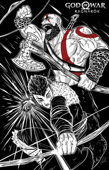 Kratos Vs Thor by MoonDo9 on DeviantArt