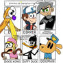 Six D characters
