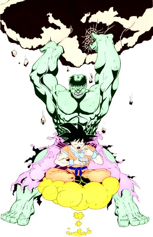 Hulk and Goku