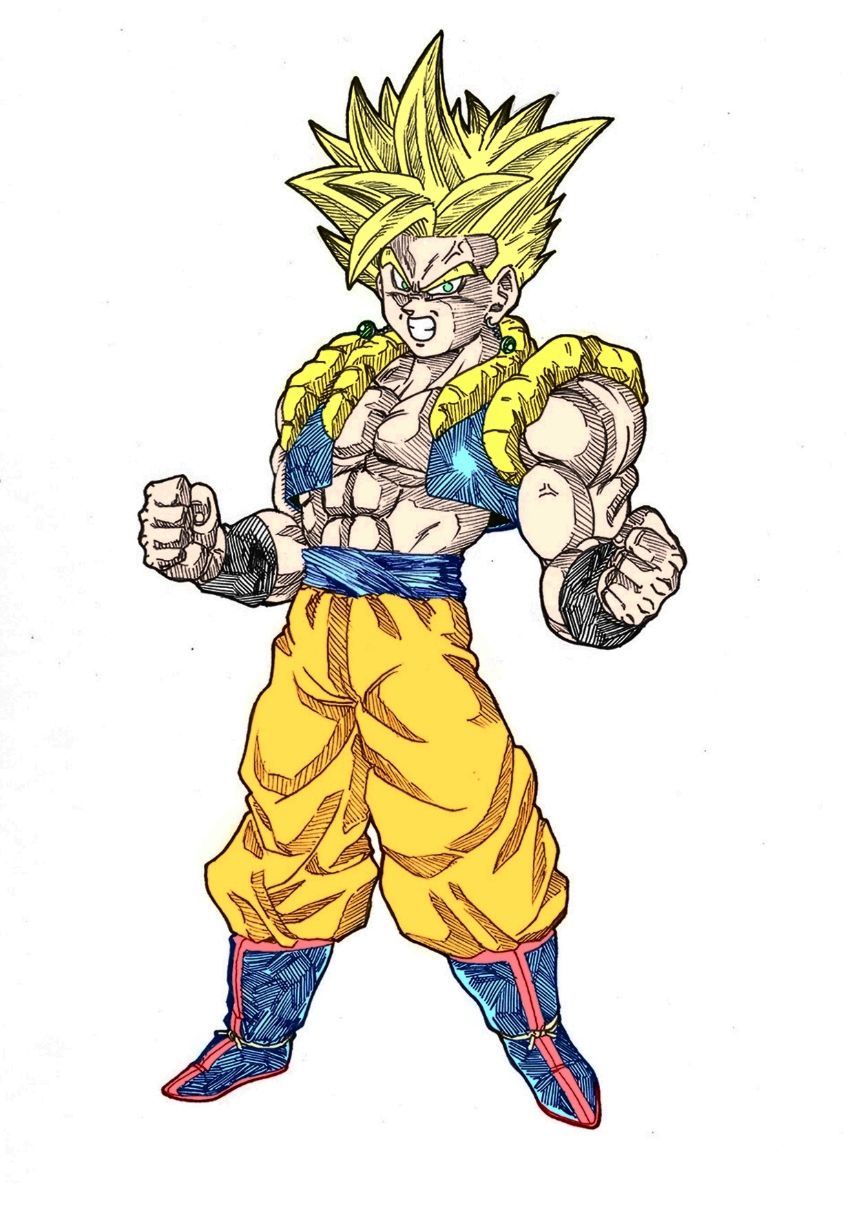 Goku Super Saiyan 3 (manga colors) by ssjgogeto on DeviantArt