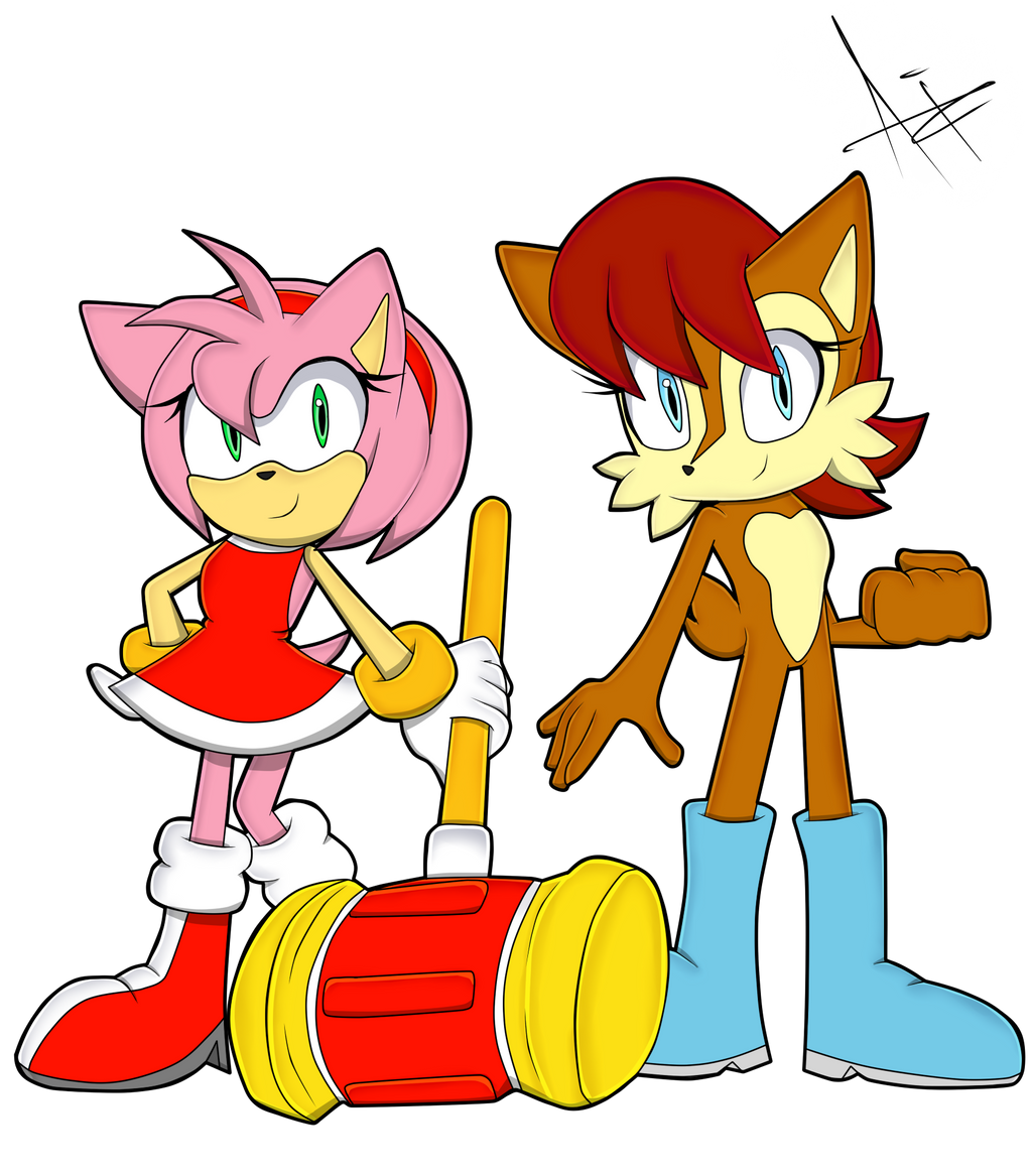 Amy Rose And Sally Alicia Acorn