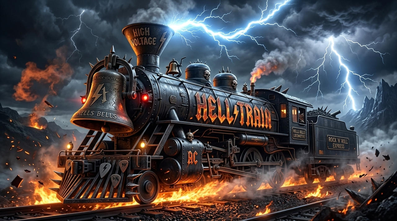 Hell Train Draw The Hell Train Awakens: High Voltage on Burning Ra by gunterdegen on ...
