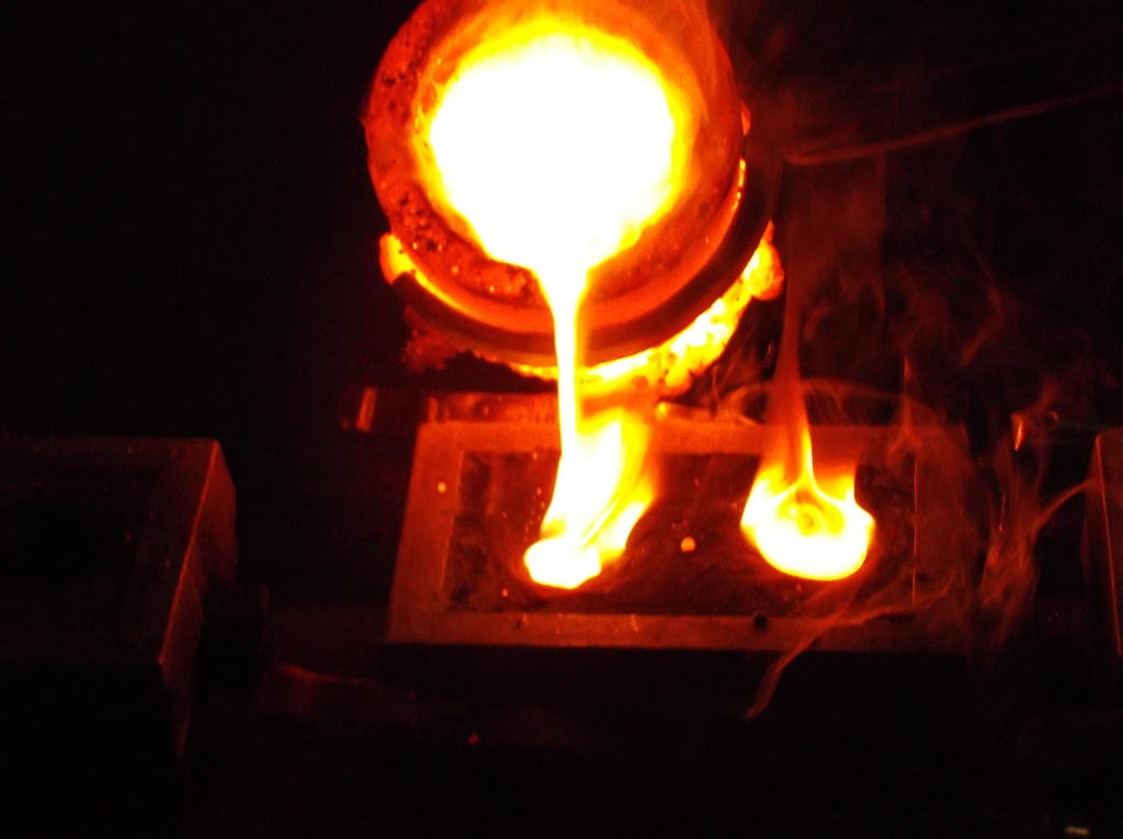 Hot Crucible Pouring by Swedish-blacksmith on DeviantArt