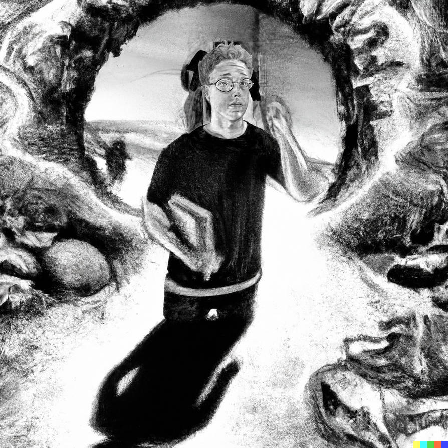 Old Self Portrait 2 - Dalle2 ai expanded drawing by Thepermman on ...