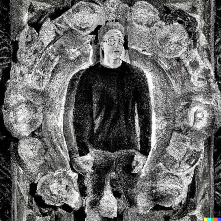 Old Self Portrait 2 - Dalle2 ai expanded drawing by Thepermman on ...