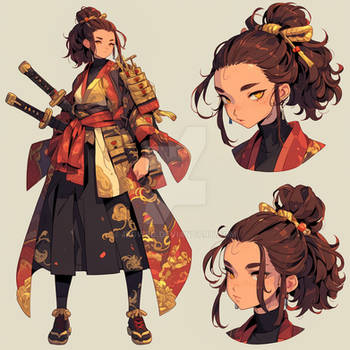 [OPEN] ADOPT AI WORK - Concept of Samurai Girl4