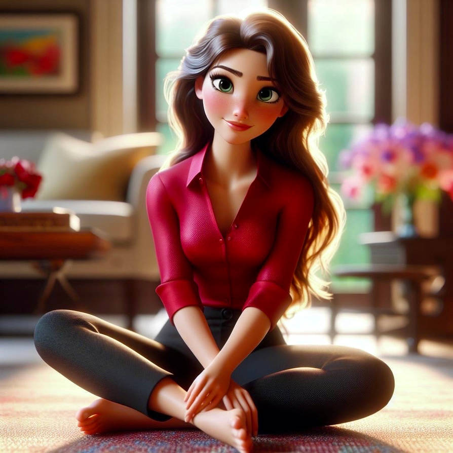 Rapunzel heart-to-heart (red 1) by GaugedPhoton on DeviantArt