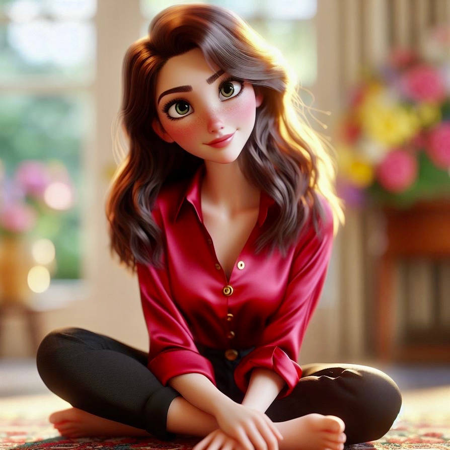 Rapunzel heart-to-heart (red 3) by GaugedPhoton on DeviantArt
