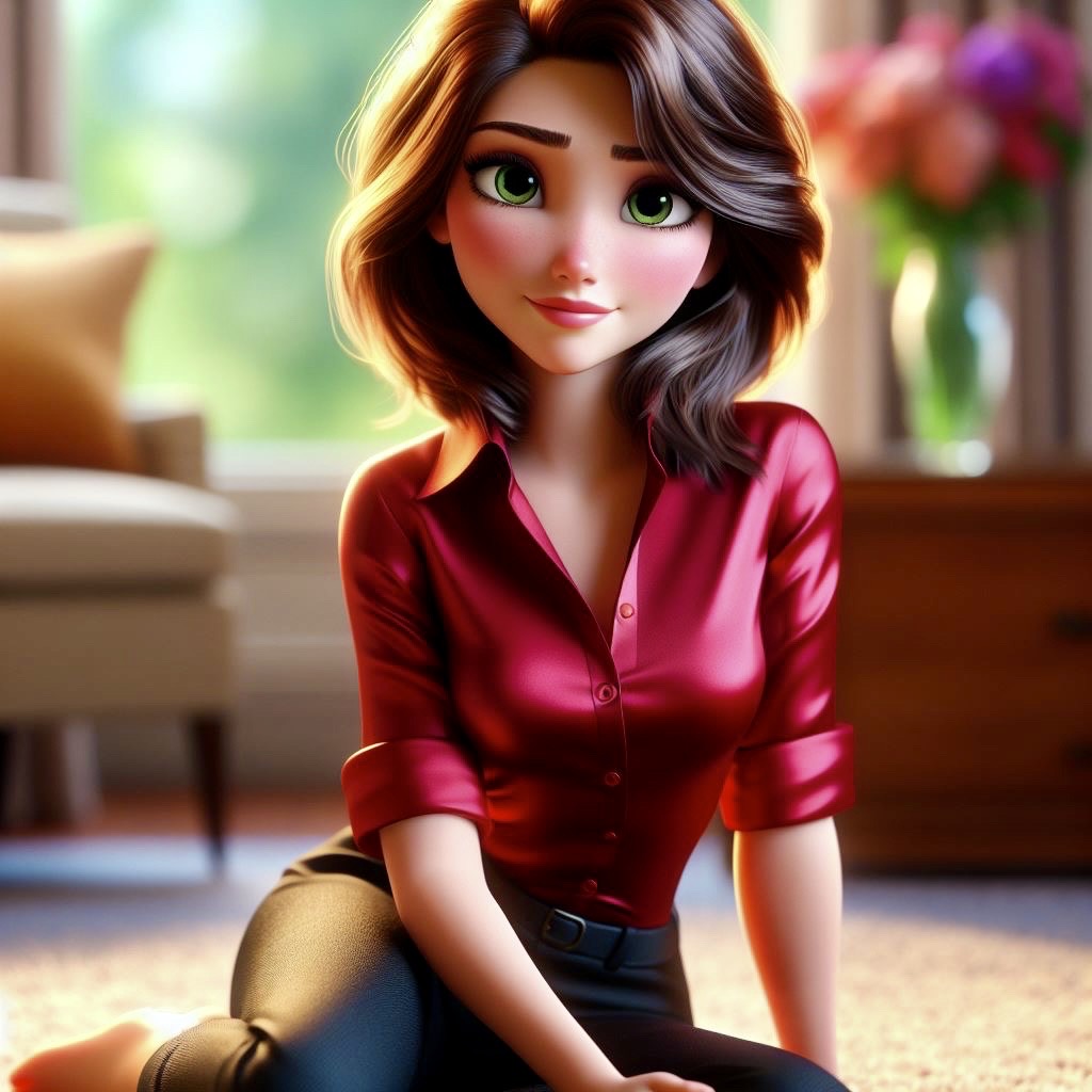 Rapunzel heart-to-heart (red 6) by GaugedPhoton on DeviantArt