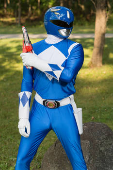 MMPR Blue Ranger Cosplay 4