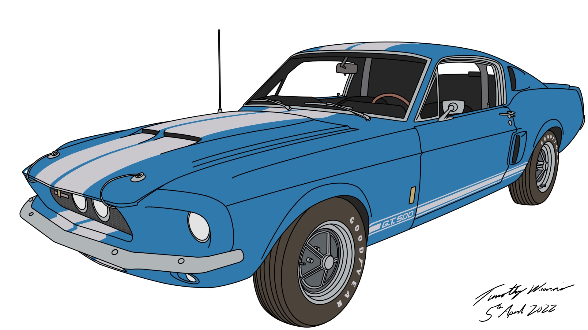 Classic Ford Mustang 1967 Shelby GT500 By Warriner Animations On DeviantArt classic-ford-mustang-1967-shelby-gt500-by-warriner-animations-on-deviantart