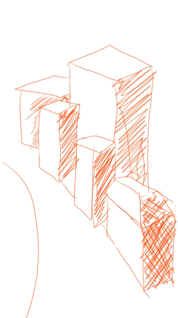 Cross Hatching Building Design CROSS HATCHING TECHNIQUE 1 by AN0907 on DeviantArt