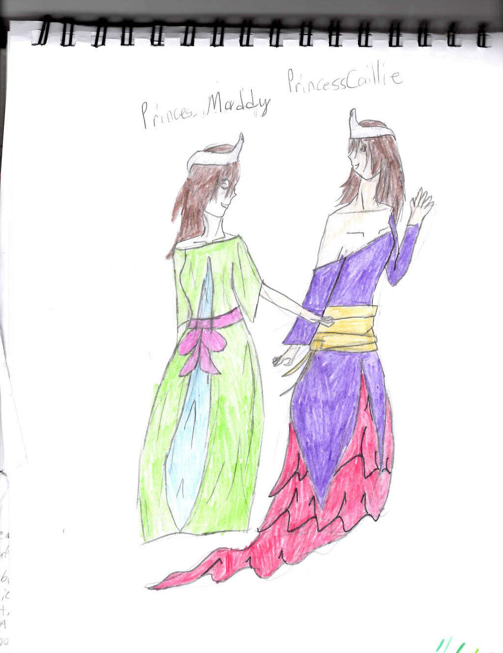 Two princesses by betsimeme on DeviantArt