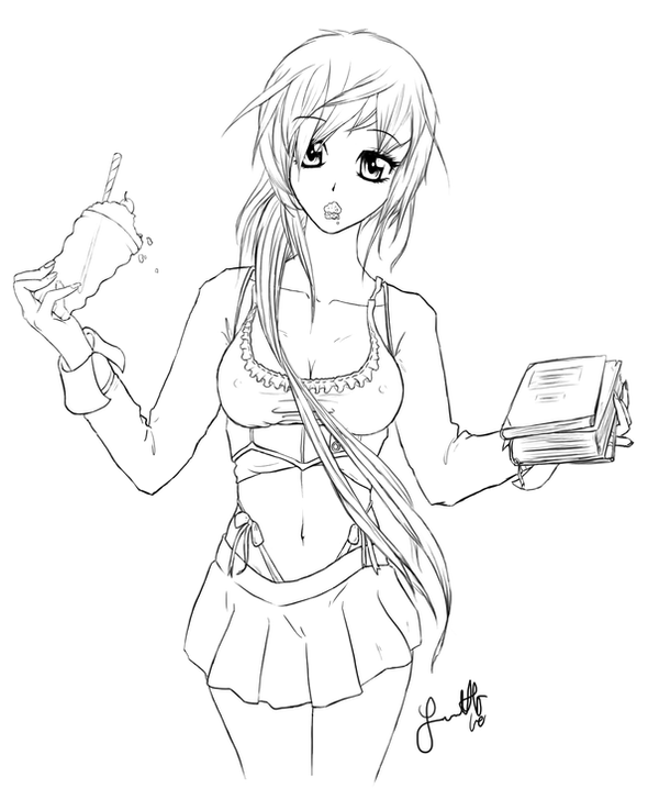 How to draw hot anime girls