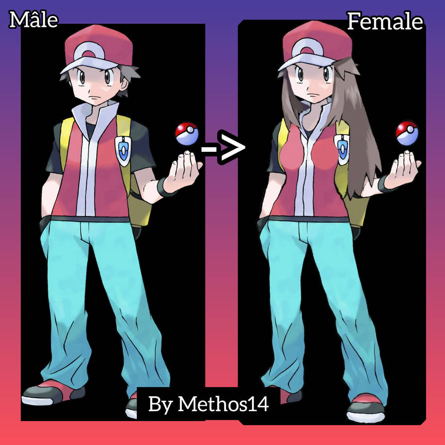 Female Red - Pokemon by Mehlda14 on DeviantArt