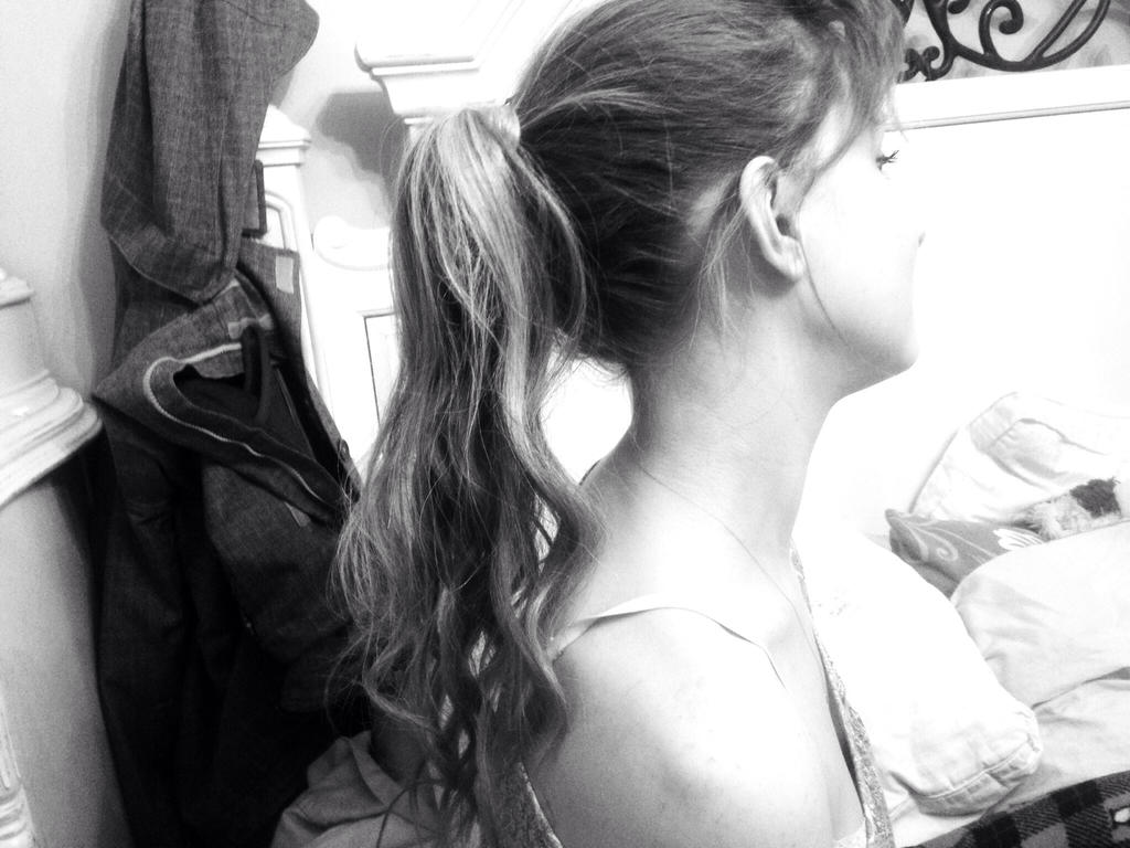 Side view ponytail by horsegirlz on DeviantArt