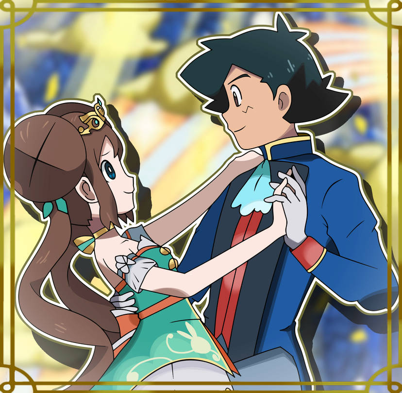 Ash x Rosa by St1nkyM0N on DeviantArt