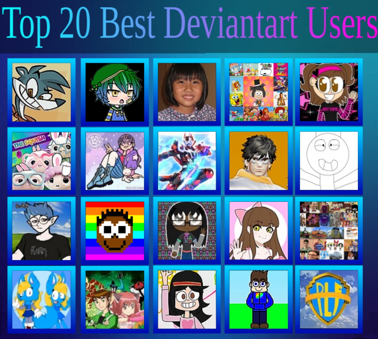 My top 20 Best Deviantart users (new version) by fanbyjazzystar123 on ...
