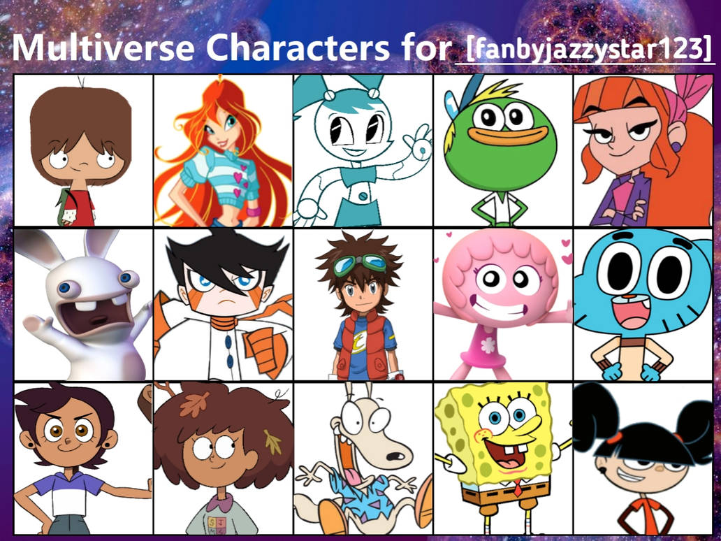 Multiverse Characters For fanbyJazzyStar123 by fanbyjazzystar123 on ...