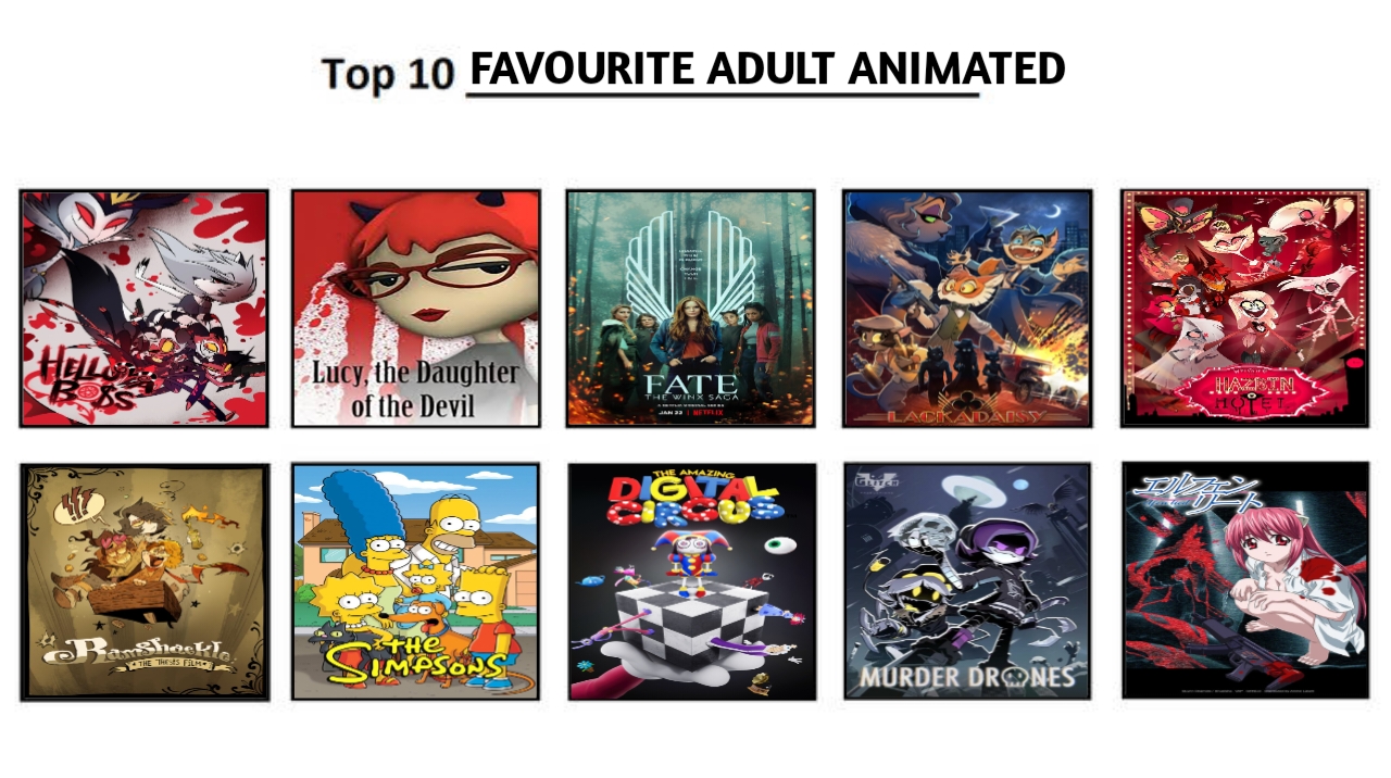 Deviantart Animation Area My Top 10 Favourite adult Animated by fanbyjazzystar123 on DeviantArt