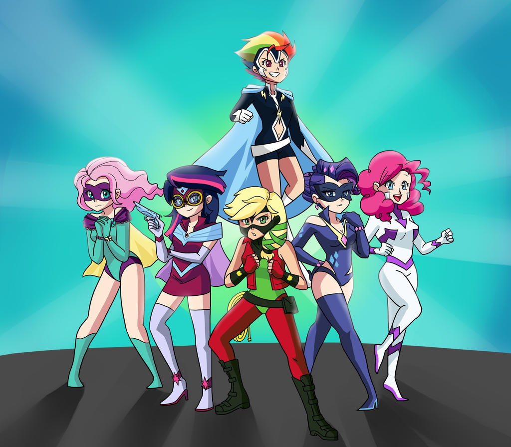 Humanized Power Ponies