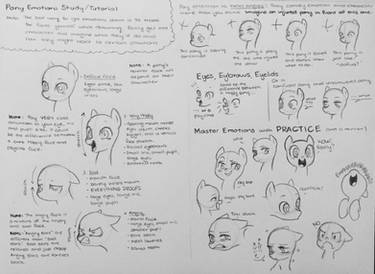 Pony Emotions Tips/Study/Tutorial