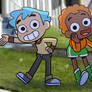 Human!Gumball and Darwin