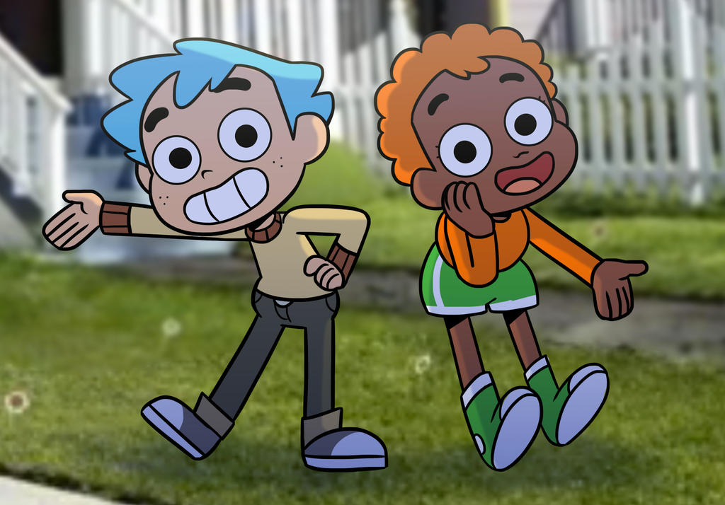 Humanized Darwin and Gumball by @Peargor on twitter : r/gumball